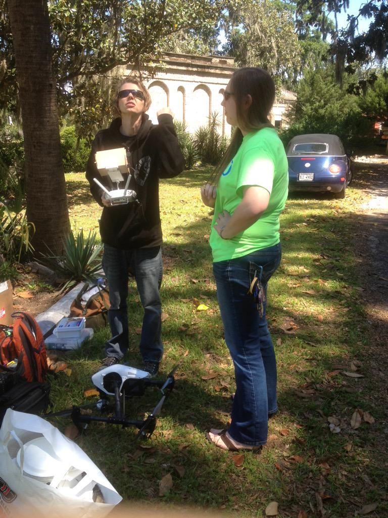 SPAatSCAD's tweet photo. We're capturing our workshop today with the drone thanks to Josh! http://t.co/UbEooLoEAr