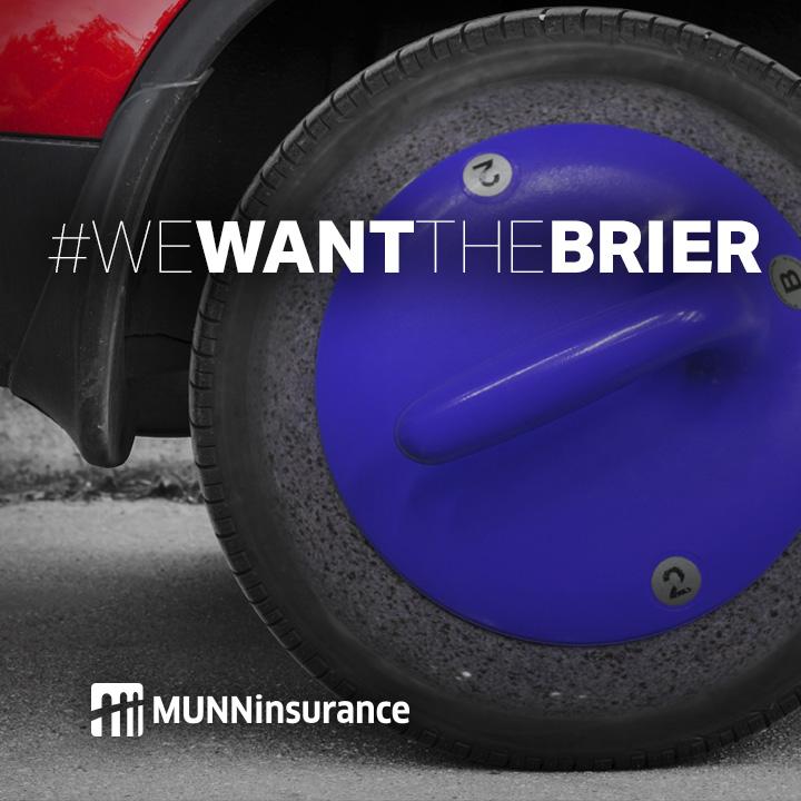 Best of luck to everyone who's working to bring home The Brier! #WeWanttheBrier