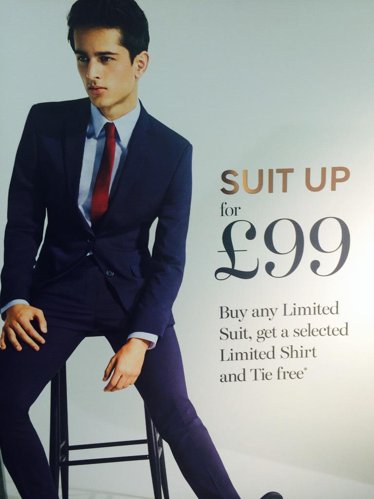 Suit deal available at M&amp;S Wolstanton