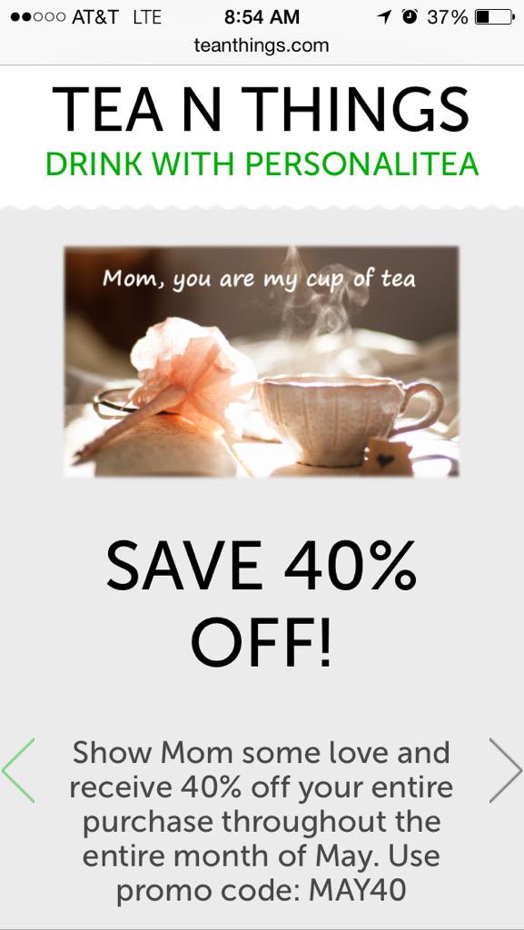TeaNThingsStore's tweet image. Happy May! Get a jump start on #mothersday with #teanthings! #giftsformom #love