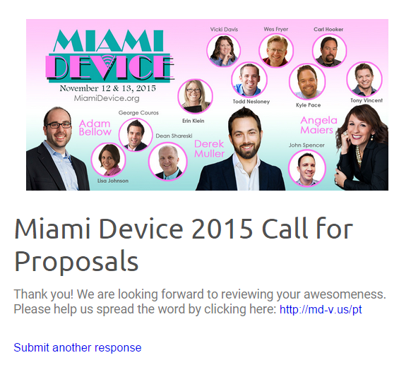 JenBaselice's tweet photo. Fingers Crossed! #305edtech #miamidevice http://t.co/1BQiy2dUjs
