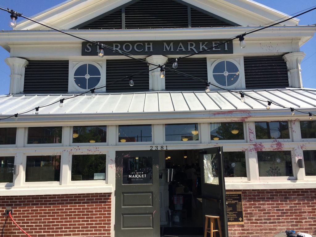 Andy_C_Allen's tweet photo. Owner says the vendors are all local and live in the neighborhood themselves @wdsu #strochmarket #nola http://t.co/3WMgEQcLob