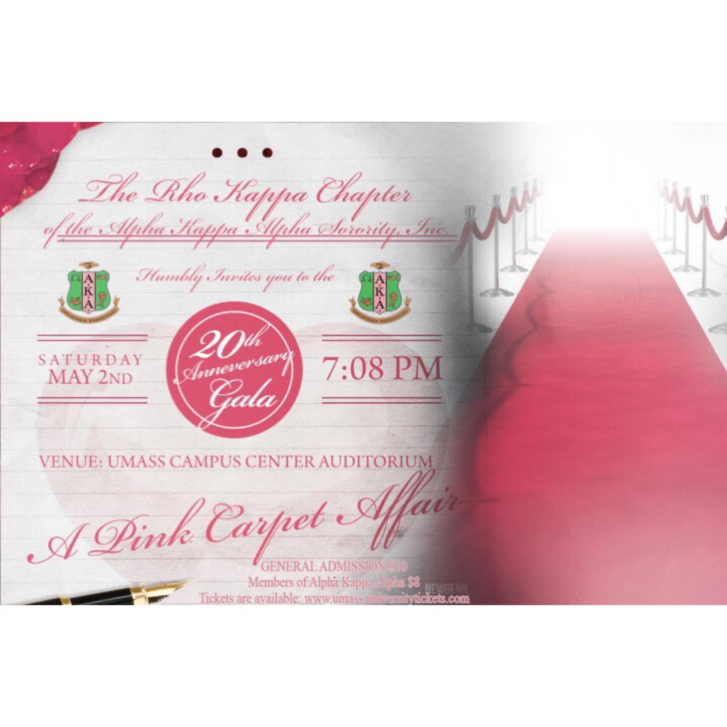 RhoKappa_1908's tweet photo. Tomorrow is the Big day and you don't want to miss it! Come out tomorrow for our Pink Carpet Affair #PKturns20 http://t.co/YsfxS4Muyy