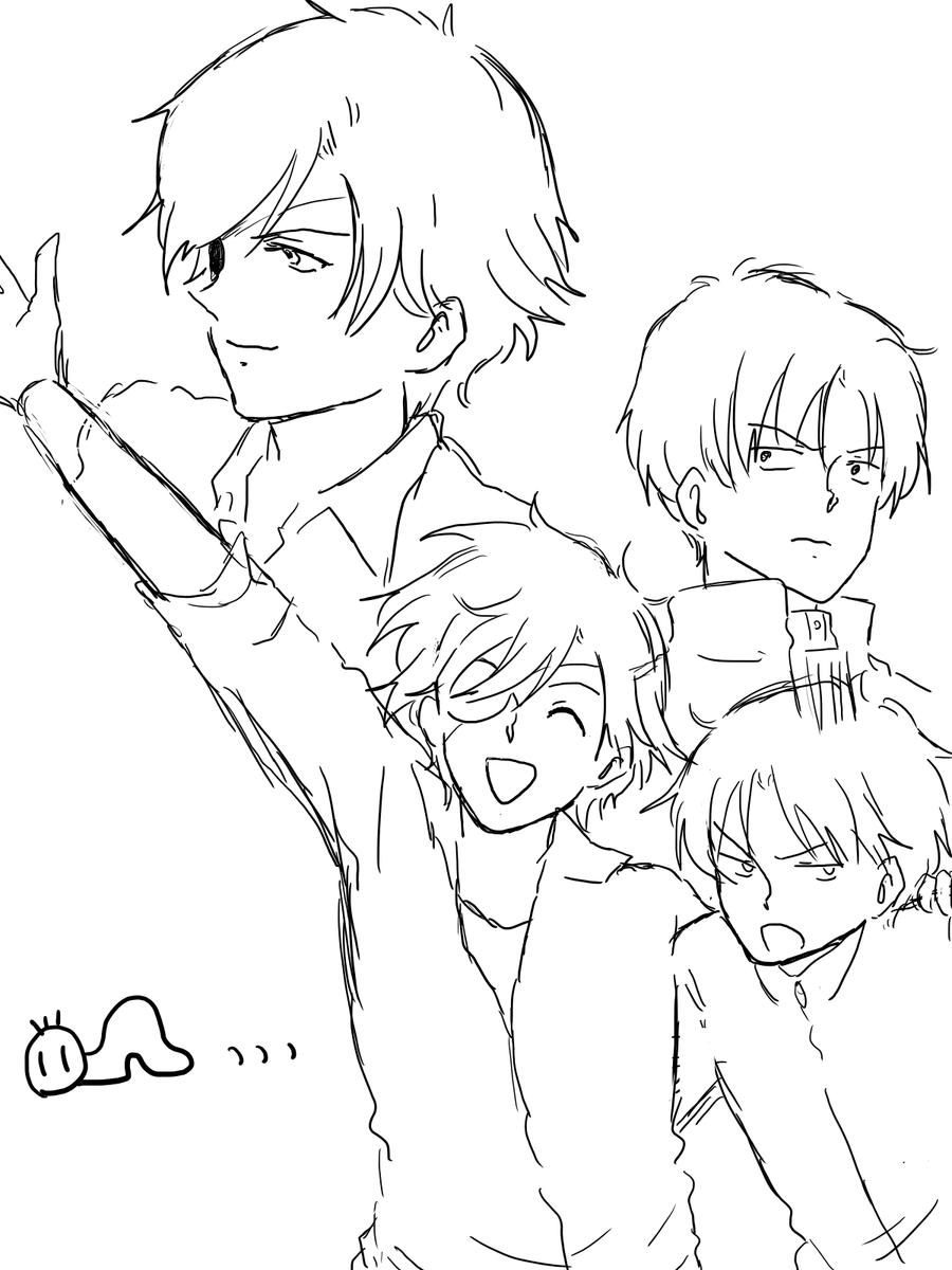 ひたすら顔を描く 
