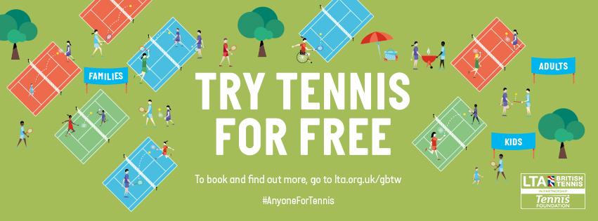 the_LTA's tweet photo. Great British Tennis Weekend is back! So try tennis for FREE this summer http://t.co/lYUPAfm3ho #AnyoneForTennis http://t.co/WdPSLFvxBI