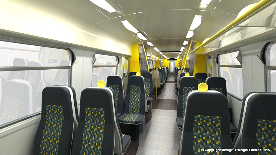 DesignTriangle1's tweet image. Design Triangle concept for @Merseyrail Class 507/508 interior refresh #AngelTrains #Abellio @SercoGroup @JoostJoost