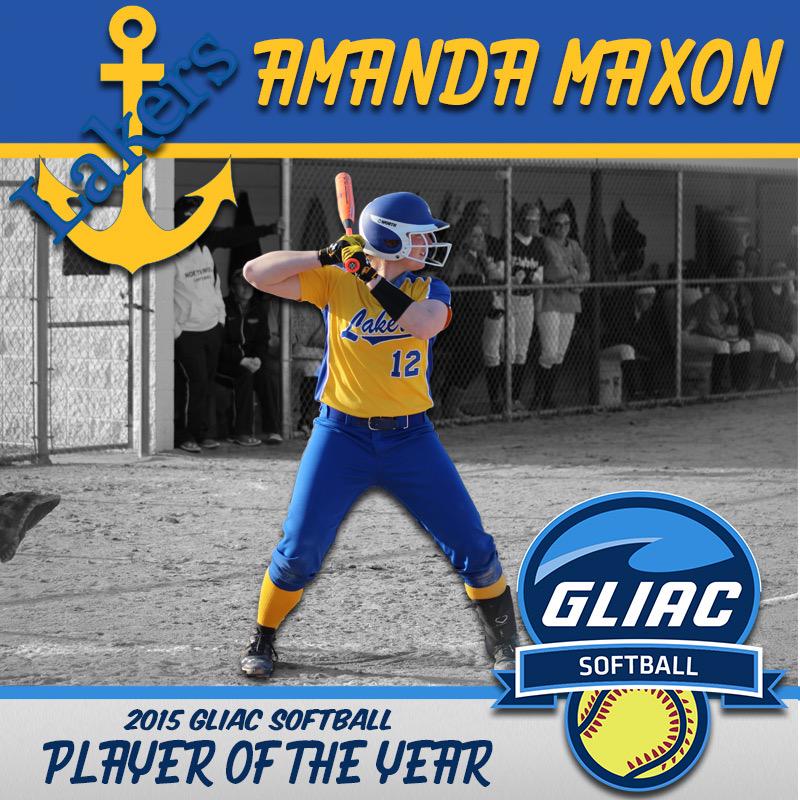 GLIACsports's tweet photo. 2015 #GLIAC Softball Player of the Year | Amanda Maxon - Lake Superior State http://t.co/1O8rDx4orp