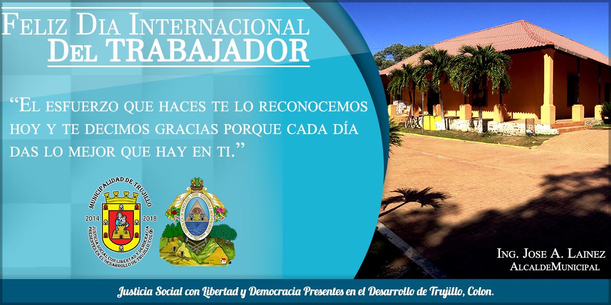 TrujilloMuni's tweet photo. Feliz dia Internacional del Trabajador les desea la Municipalidad de Trujillo @TrujilloMuni http://t.co/fbf5Tztehn