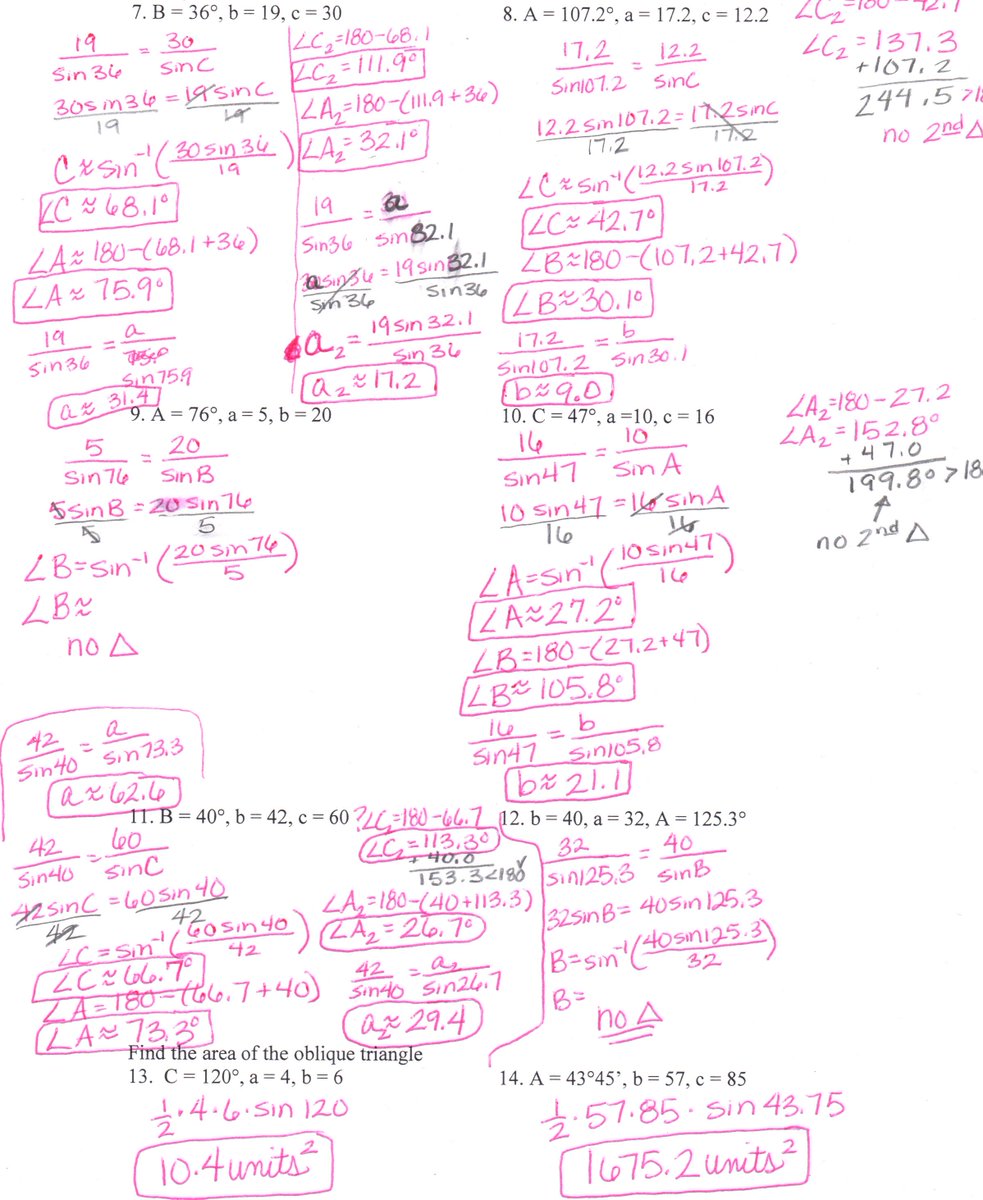 Sandy Kouns On Twitter 6 1 Law Of Sines Worksheet Answers Here Sandy Kouns On Twitter 6 1 Law Of Sines Worksheet Answers Here Ya Go Fb Http T Co 6dnimito00