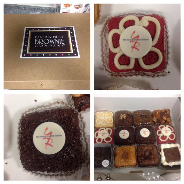 YRInsider's tweet photo. Thank You @SPTV @SonyPictures #SteveMosko & @SteveKentSony for the @BevHillsBrownie for #YR's #DaytimeEmmy wins! http://t.co/yzP0nPnoKI