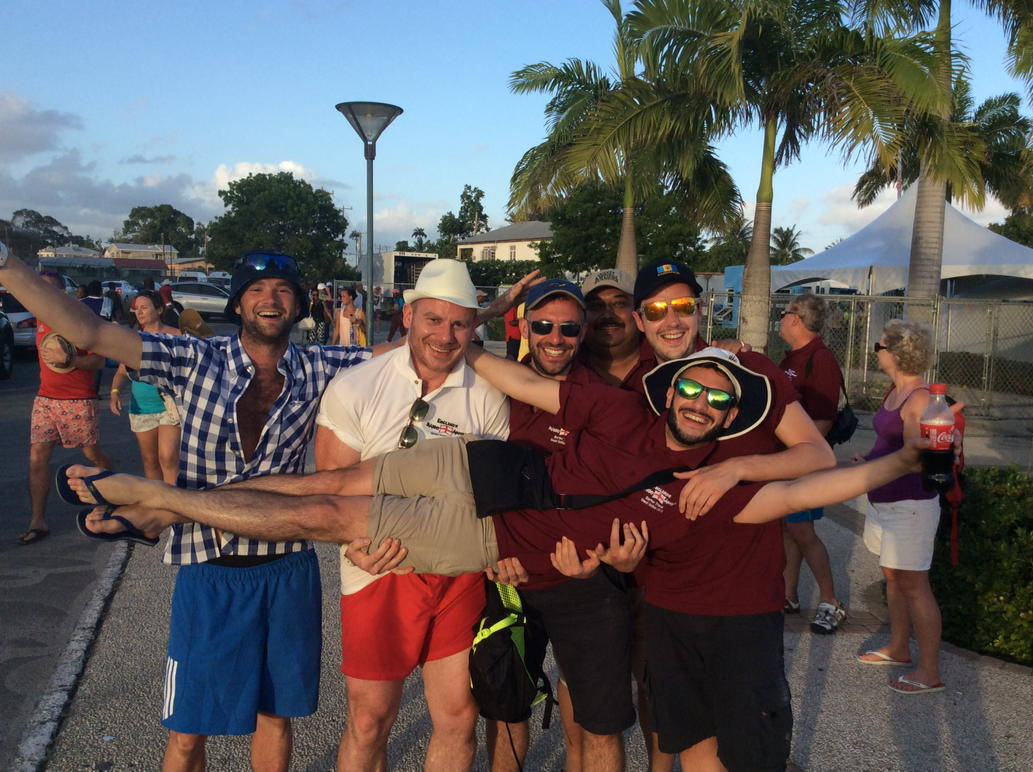 TheBarmyArmy's tweet photo. #WIvsENG lost #Cooky at the death but this lot have a good time! #RumRiot http://t.co/jaHza6crRx