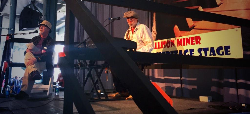 akadrjohn's tweet photo. #drjohn talking #skedatdedat @ #jazzfest2015 @jazzfest http://t.co/tlwtGZ9jD7