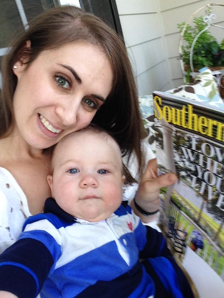 JeffersRachel's tweet photo. #porchsitting reading our favorite @southernliving mag!! http://t.co/iNTxHrko7V