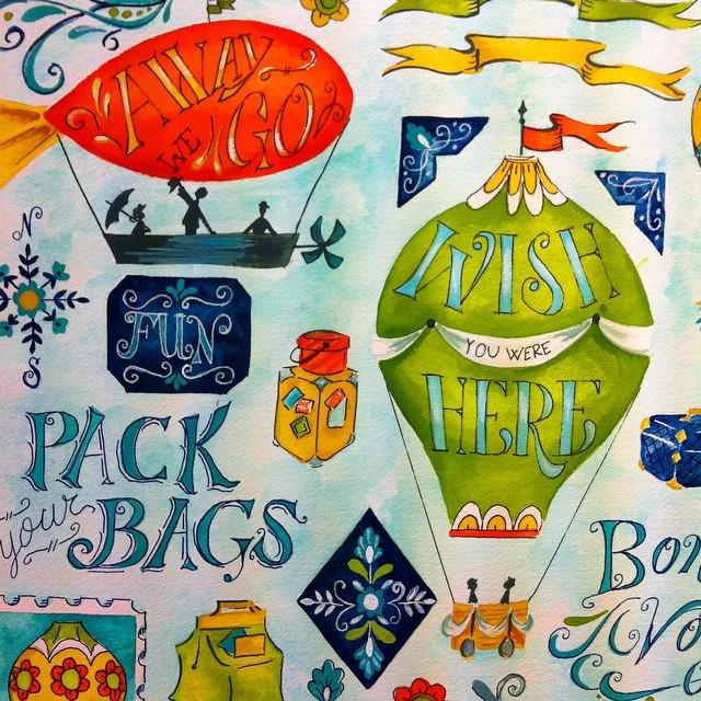 Druthersco's tweet photo. By kimtrichards This is a detail of my redo of #MATSB #scrapbook week. The theme was #airships and #vintagecorresp… http://t.co/6LoNopzZDH