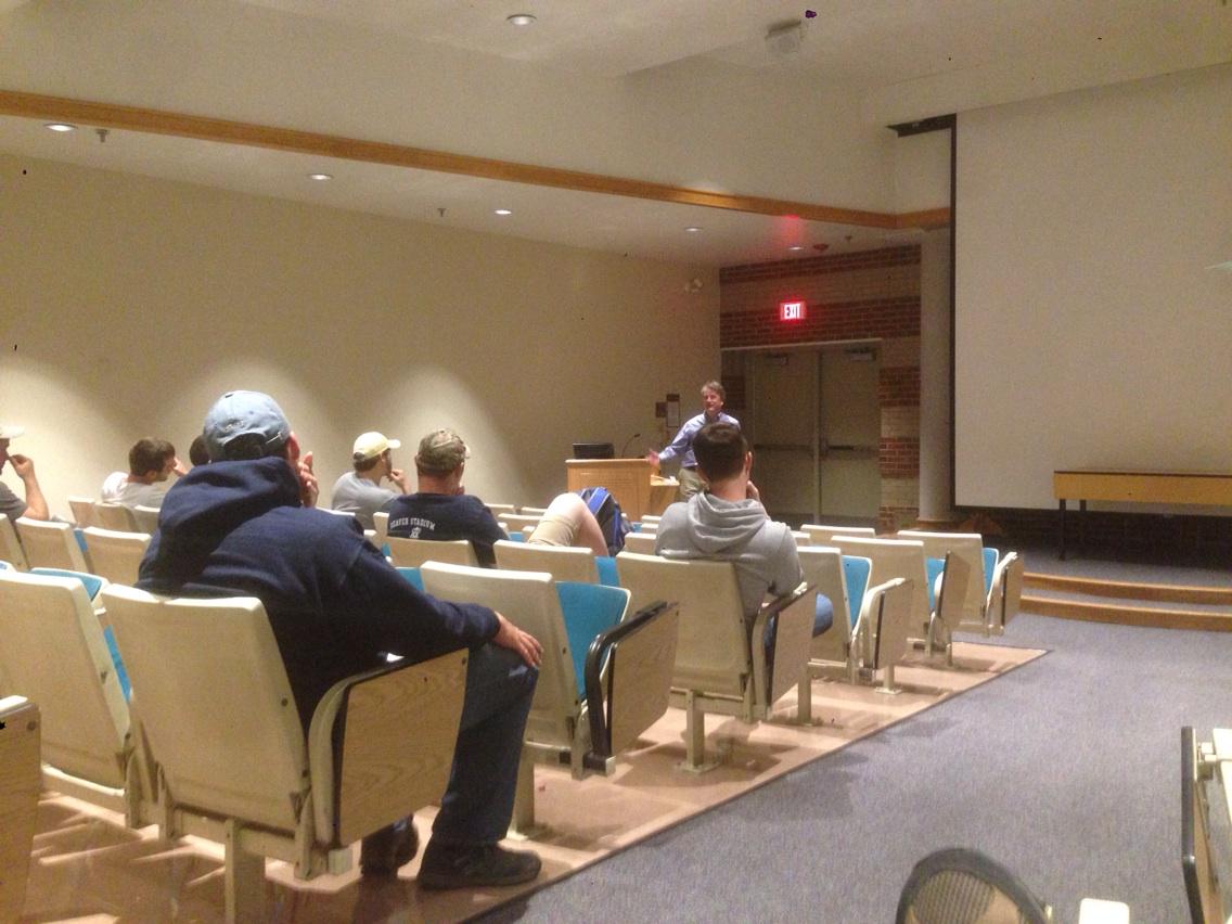 o_reillyfactor's tweet photo. Last day of TURF 435.  life lessons by @TurfTwits #greatclass #psuturf http://t.co/6Yp5etcB0A