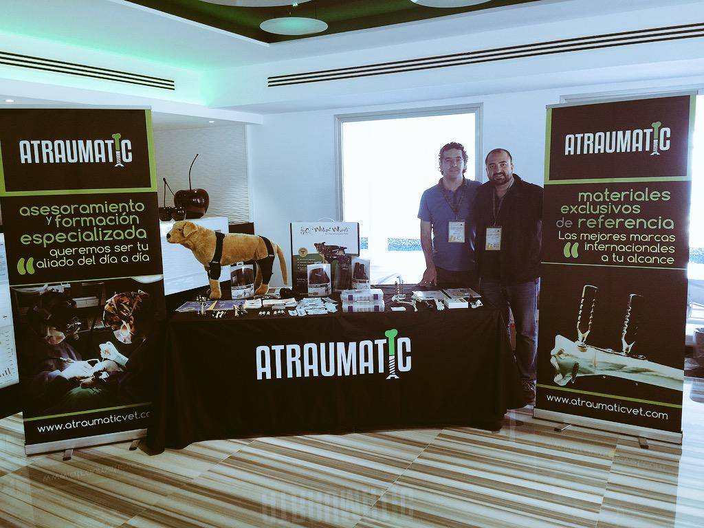 atraumaticvet's tweet photo. Presentación de la marca ATRAUMATIC en el congreso GEVO 2015 !! Gran aceptación por parte de asistentes http://t.co/cyhmNajzcr