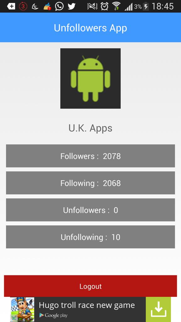 @LashellValadez Find Unfollowers,FollowBack,clear tweet, quick mention
play.google.com/store/apps/det…