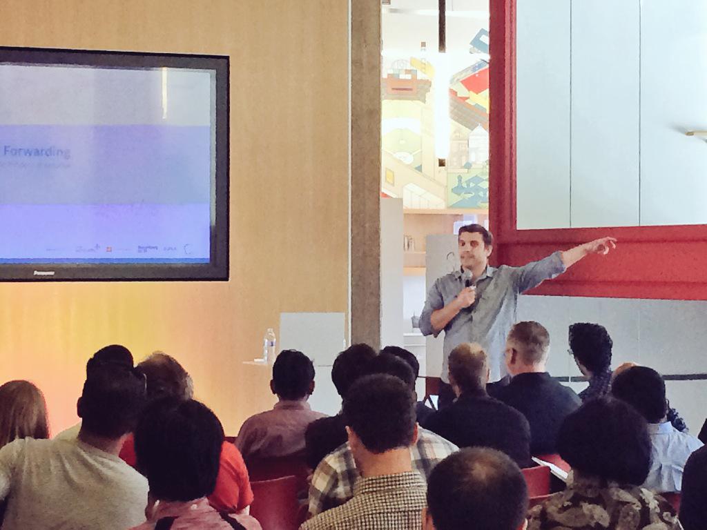 highway1io's tweet image. Ryan Peterson of Flexport recounts his story in the #shipping industry. #hardwareworkshop