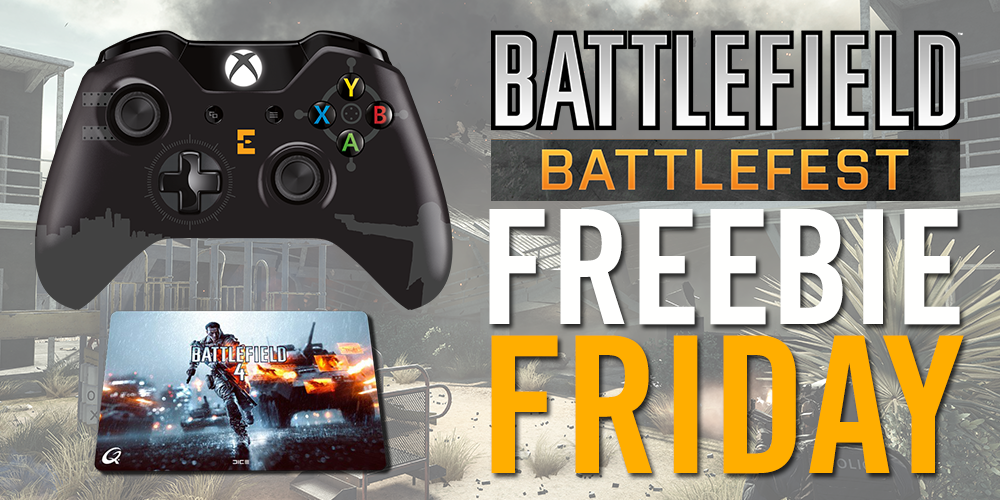 RT for your chance to win an <a href="/Xbox/">Xbox</a> One BFH controller or QPAD BF4 mousepad. #FreebieFriday
