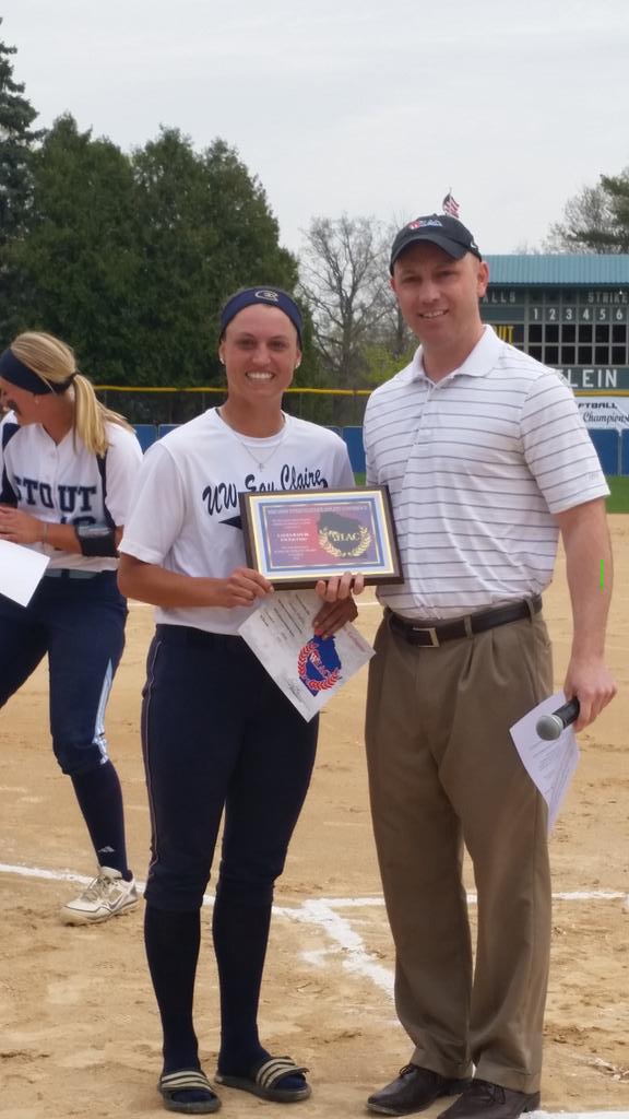 UWEC Athletics on Twitter "Congrats Lraflik, corecipient of the