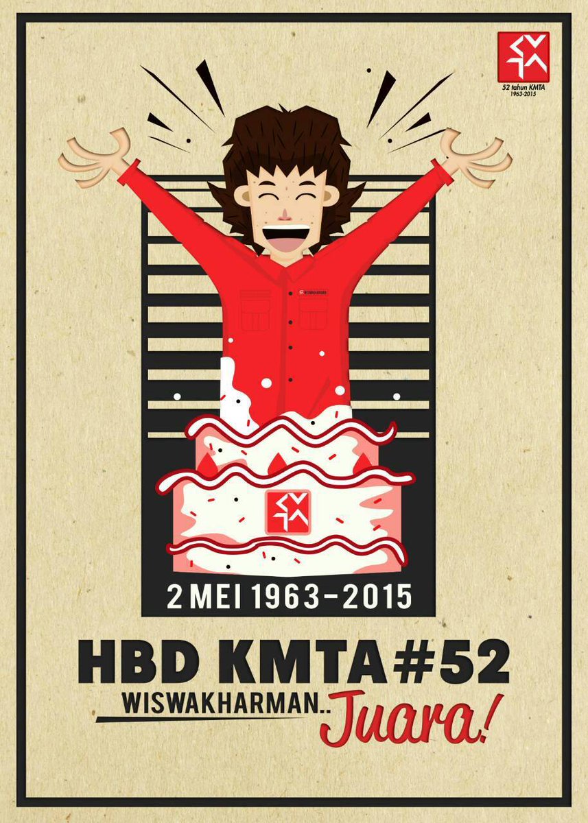 Selamat ulang tahun KMTA Wiswakharman ke-52 semoga semakin jaya dan juara !