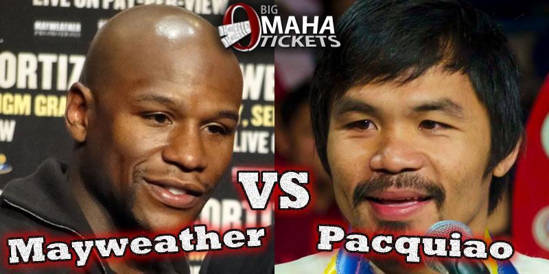 BigOmahaTickets's tweet image. Feel like a last minute trip to Vegas? We have Mayweather Pacquiao tickets starting @ $2,160! bigomahatickets.com/Tickets/246639…