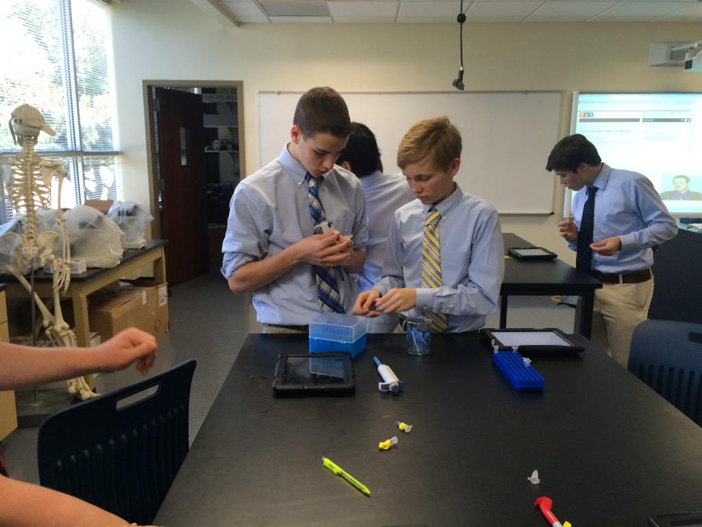JCPScience's tweet photo. Biology Students begin their quest to discover the bacteria infecting insects across the nation #insectproject http://t.co/OQK8mK8kcZ