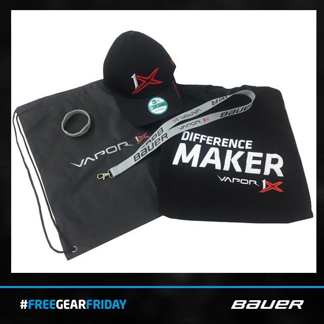 BauerHockey's tweet photo. Follow &amp; RT by 5/5 to win a #VAPOR1X swag bag! Winner will be announced next week. #DifferenceMaker #FreeGearFriday http://t.co/VJIa3Im4kP