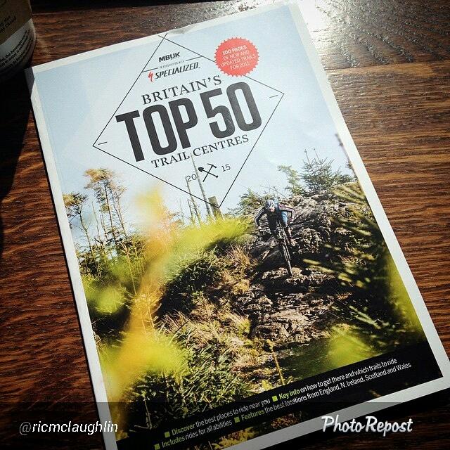 Davagh Forest Trails on front cover of <a href="/mbukmagazine/">Mountain Biking UK</a> Britain's Top 50 Trail Centres @visit_cookstown #DavaghRocks