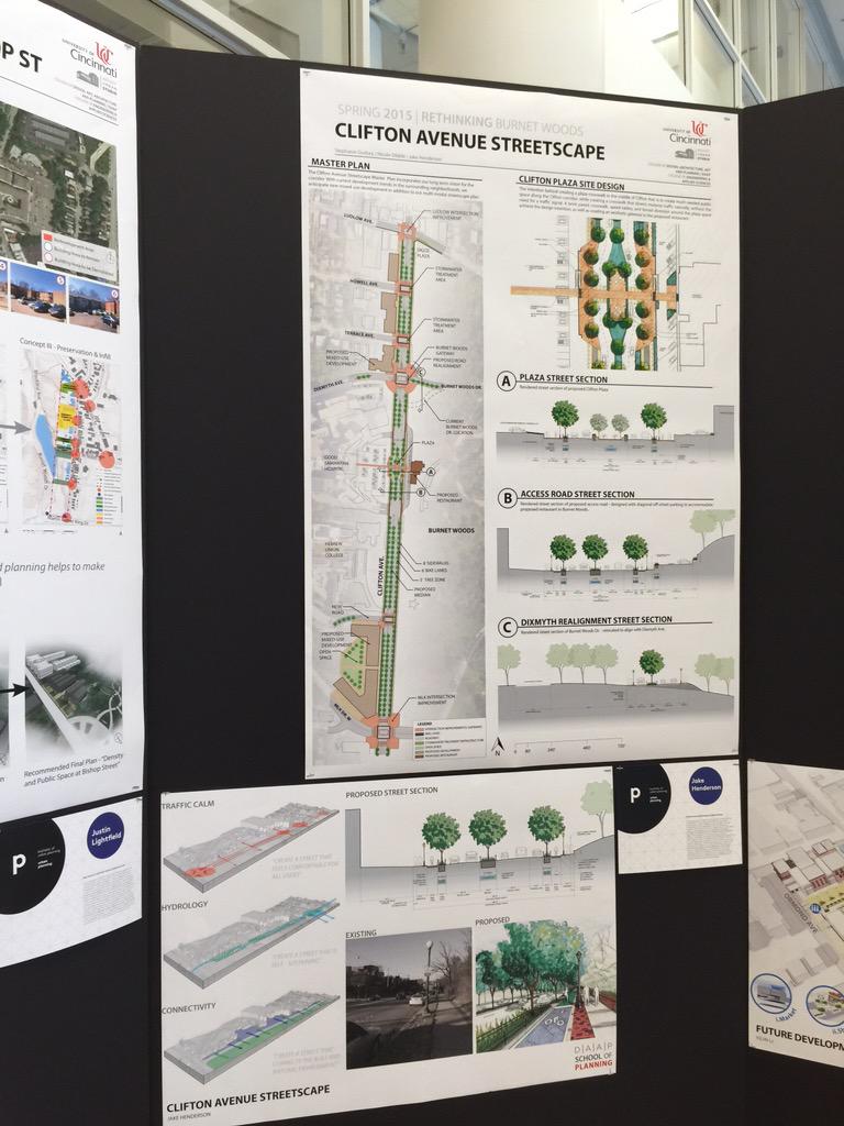 PrezOno's tweet photo. Very proud of the amazing #DAAPWorks projects. Especially those that focused on Burnet Woods. http://t.co/bcE0Alokkm