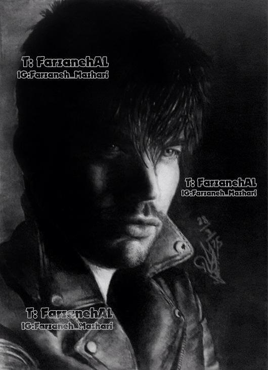 AdamLambertArts's tweet photo. Too realistic job of @FarzanehAL for @adamlambert 
#fanart http://t.co/kOSbpeRjvd