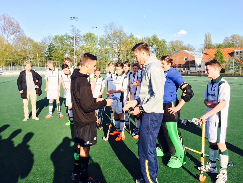 KeeBridget's tweet photo. @StDavids_Marist hockey enjoying their last match in Holland http://t.co/Px9kJJyhQa