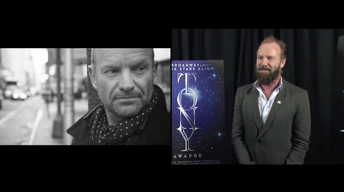 BroadwayTeeVee's tweet photo. #Video | Meet @OfficialSting, @TheTonyAwards Nominee, Best Score for @LastShipMusical | Watch: http://t.co/eqhAnyPDCl http://t.co/orJZZfX7pF