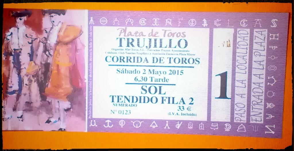 EstefaniaMasa's tweet photo. Mañana nos espera una gran tarde! Muchas ganas de ver a @Paquirri74 #SuerteMaestro #Trujillo http://t.co/YeguB2GK0Y