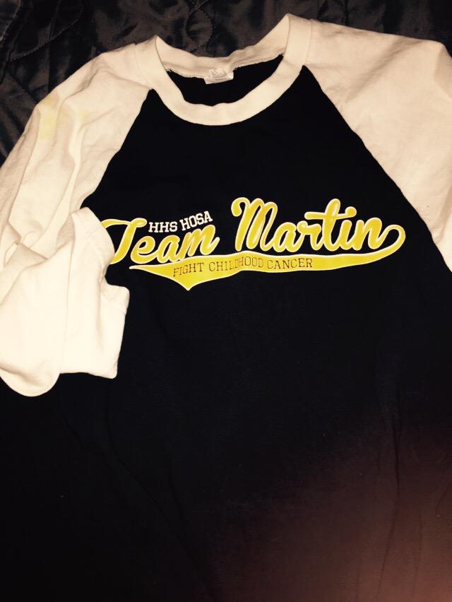 DrivenCOD's tweet photo. awesome shirt my school made #TeamMartin http://t.co/YkZvV7xchl