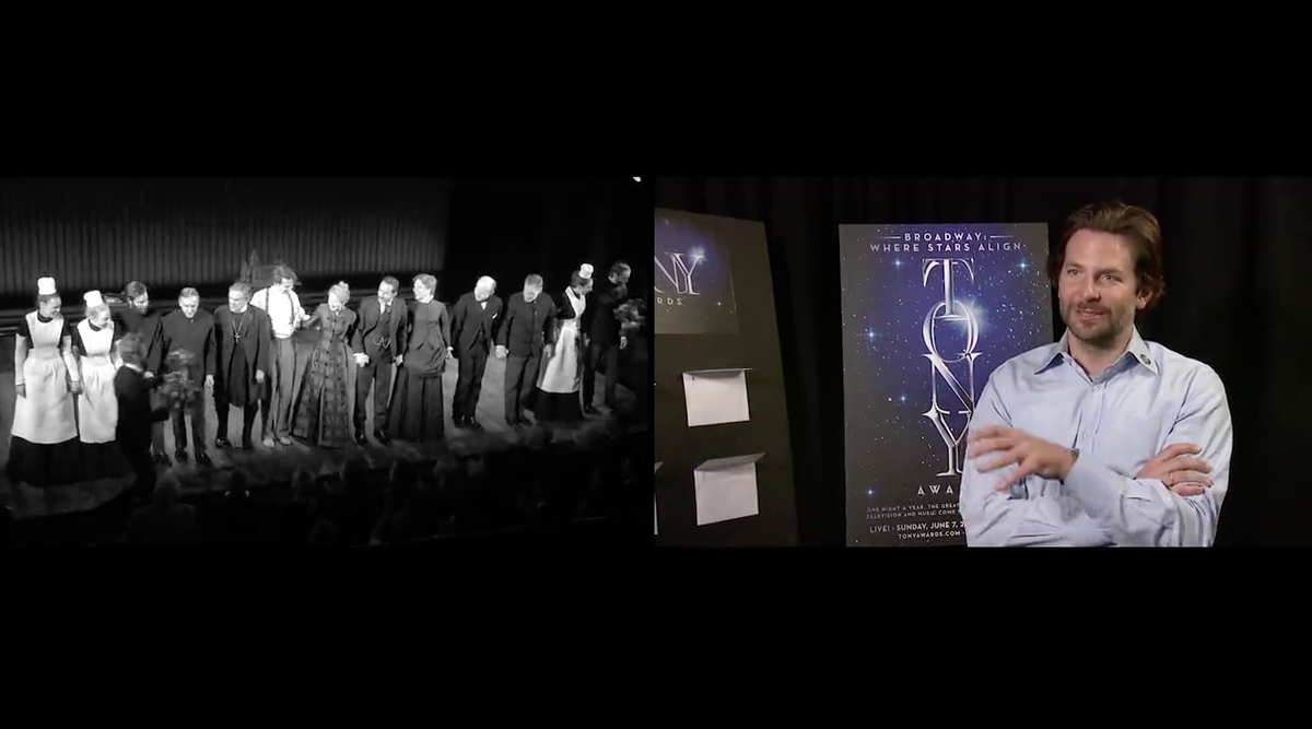 BroadwayTeeVee's tweet photo. #Video | Meet #BradleyCooper, @TheTonyAwards Nominee, Best Leading Actor in a Play | See Here: http://t.co/frox8Zb7BI http://t.co/AWvsS23Ymz