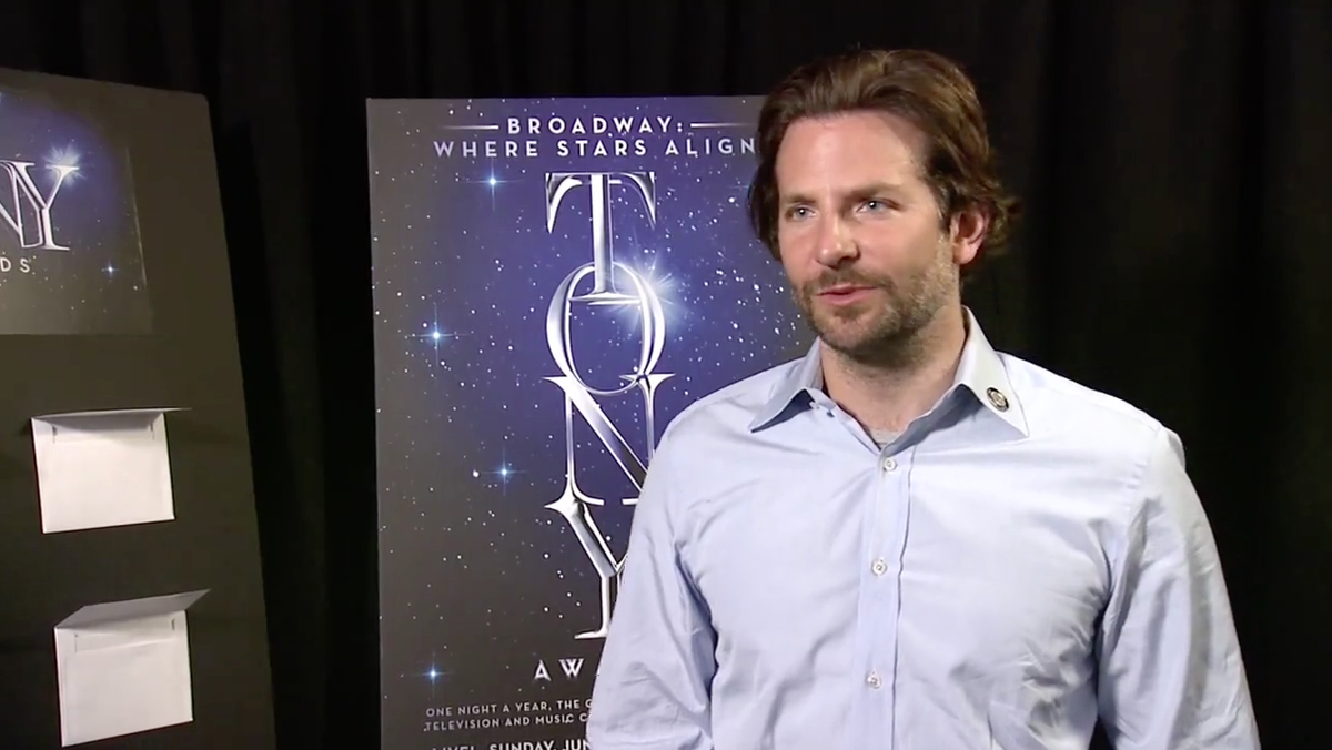 BroadwayTeeVee's tweet photo. #Video | Meet #BradleyCooper, @TheTonyAwards Nominee, Best Leading Actor in a Play | See Here: http://t.co/frox8Zb7BI http://t.co/AWvsS23Ymz