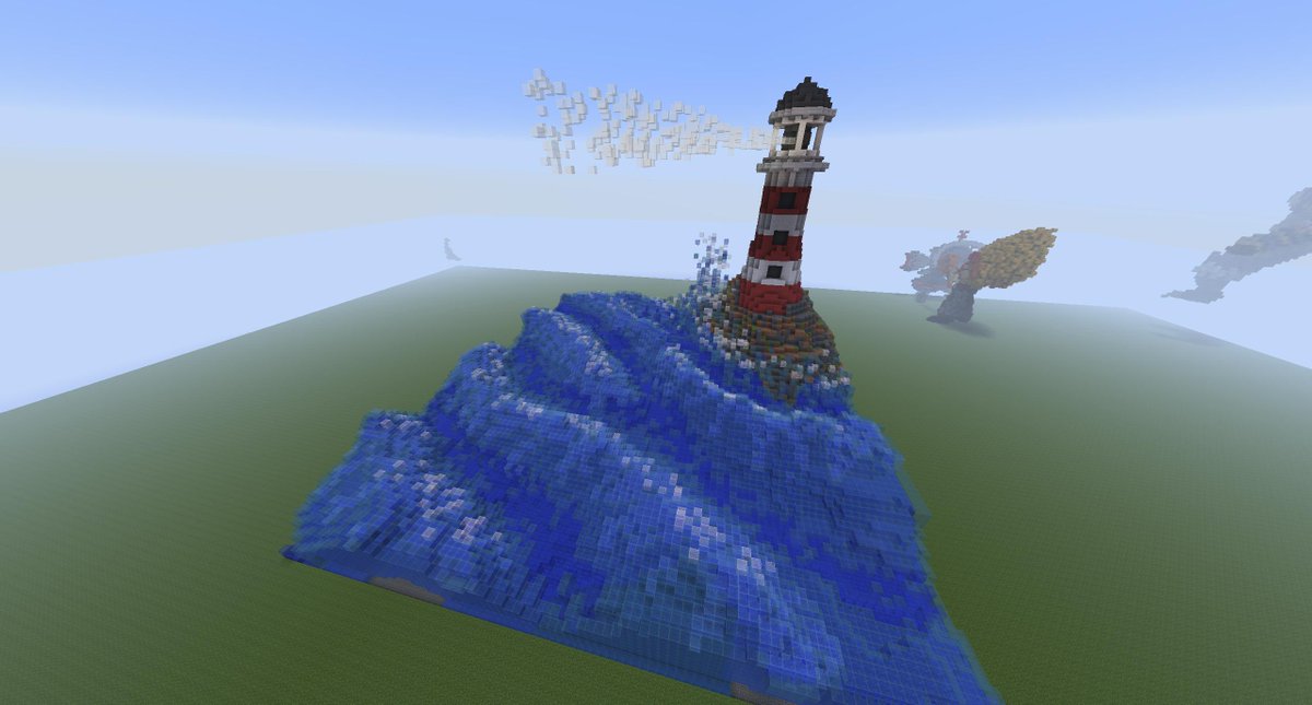 mcwyvill's tweet image. Ocean concept build. Turned out pretty neat but I should have made it stormier :/