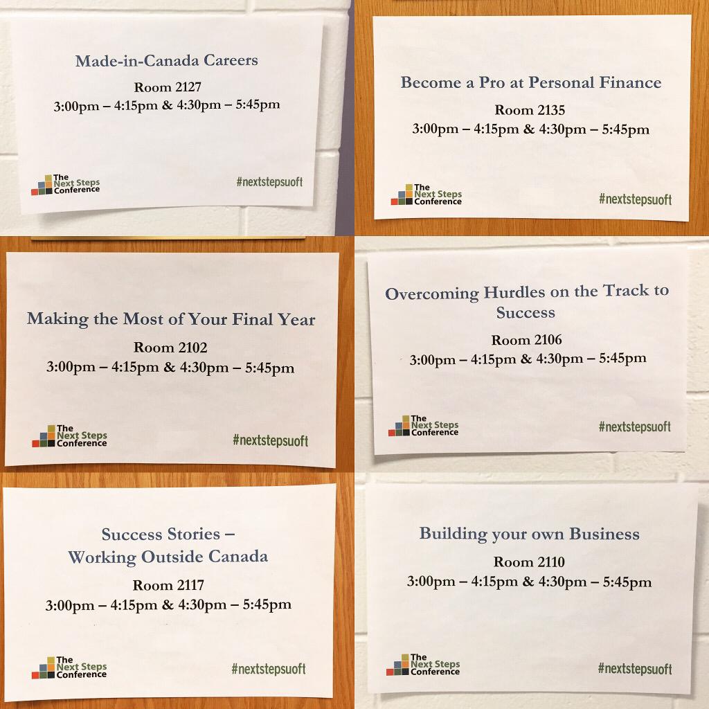 UofTArtSci's tweet image. So much #practicalwisdom @ #NextStepsUofT and it&apos;s only day 1!!