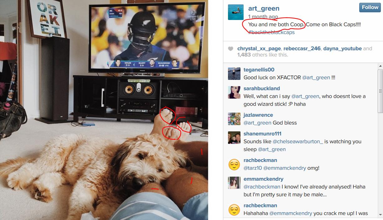 Bachelor New Zealand Art Green *Sleuthing* *Spoilers* Page 43