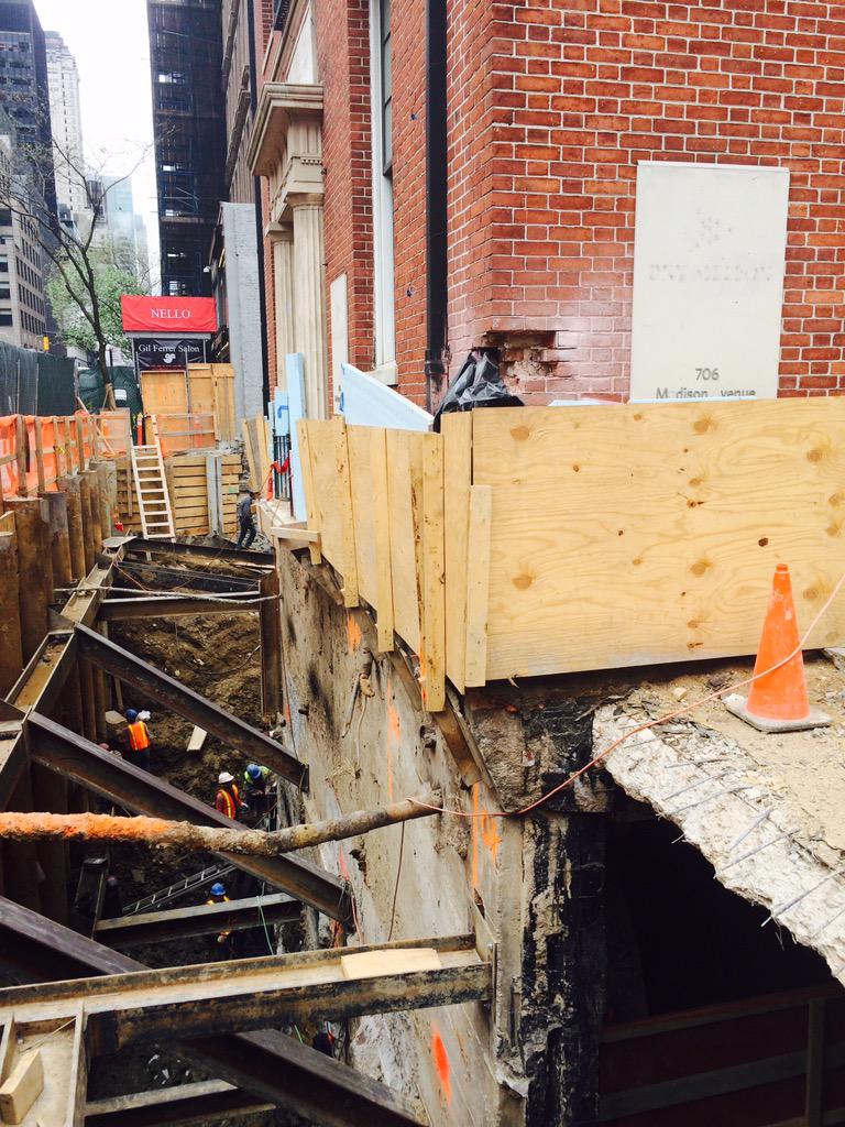 rickfriedland's tweet photo. Great checking out our project at 706 Madison Avenue with @wfriedland and Elizabeth Friedland Meyer this morning! http://t.co/5997ciRaUH