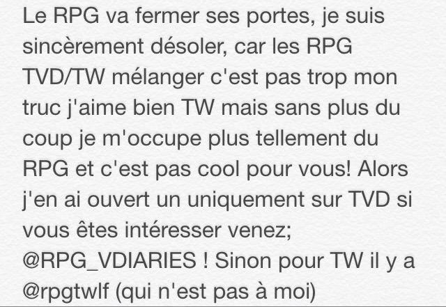 RPGTEENDIARIES_'s tweet photo. FERMETURE DU COMPTE ET POUR LES GENS INTÉRESSER À UN RPG TW -> @rpgtwlf http://t.co/73XI6RlRX0