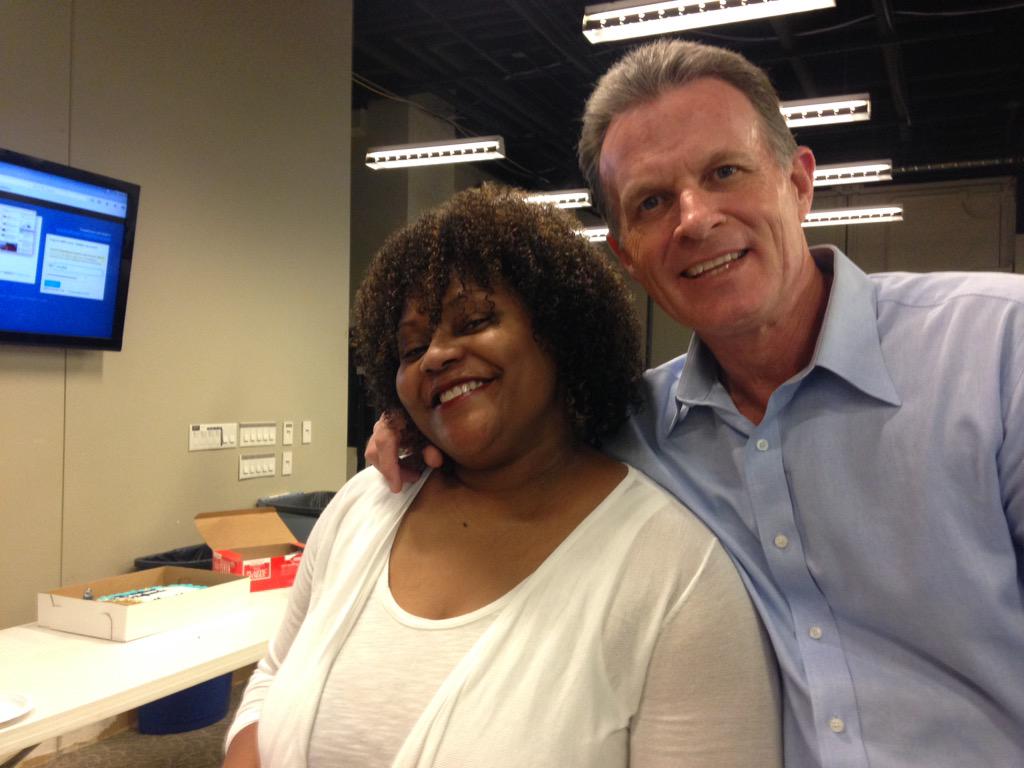 StephanieCBS11's tweet photo. Saying goodbye to best news friends EVER! Love CBS 11! @CBSDFW @cbs11doug @COWTOWNLENS @M1keKinney @stephanientx http://t.co/9DoLlbspTn