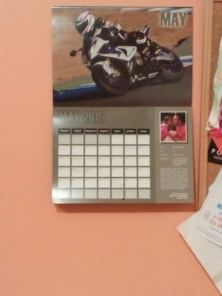 I'd forgotten Robyn and I were in this charity calendar! Mr May has a nice ring to it :)