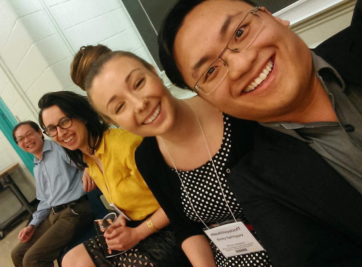 CJSUofT's tweet image. Hello from the &quot;Education Options Beyond your Undergrad&quot; panel at the #NextStepsUofT conference! #IntroduceYourSelfie