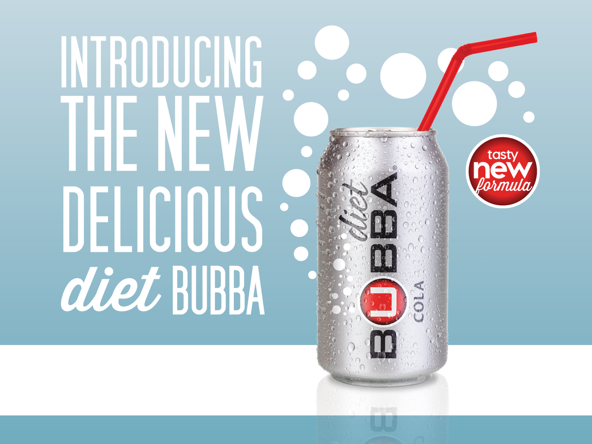 SaveALot's tweet photo. Introducing the newly formulated #DietBubba! We're proud to offer this refreshing #dietsoda option! #savealot http://t.co/94U0CpICaH