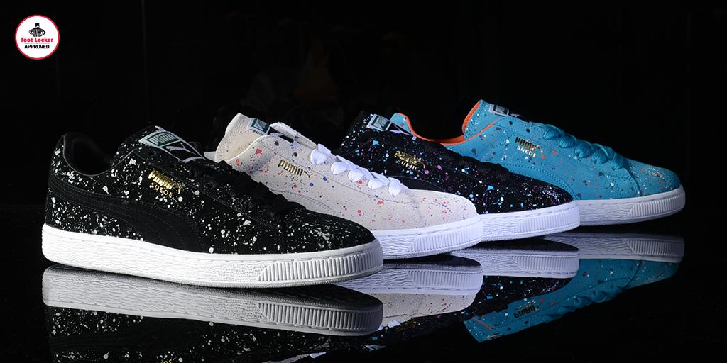 puma suede splatter