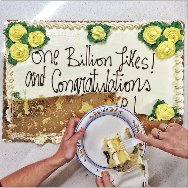 Today we celebrated more than 1 billion likes on the <a href="/NatGeo/">National Geographic</a> instagram! on.natgeo.com/1IwBTzQ