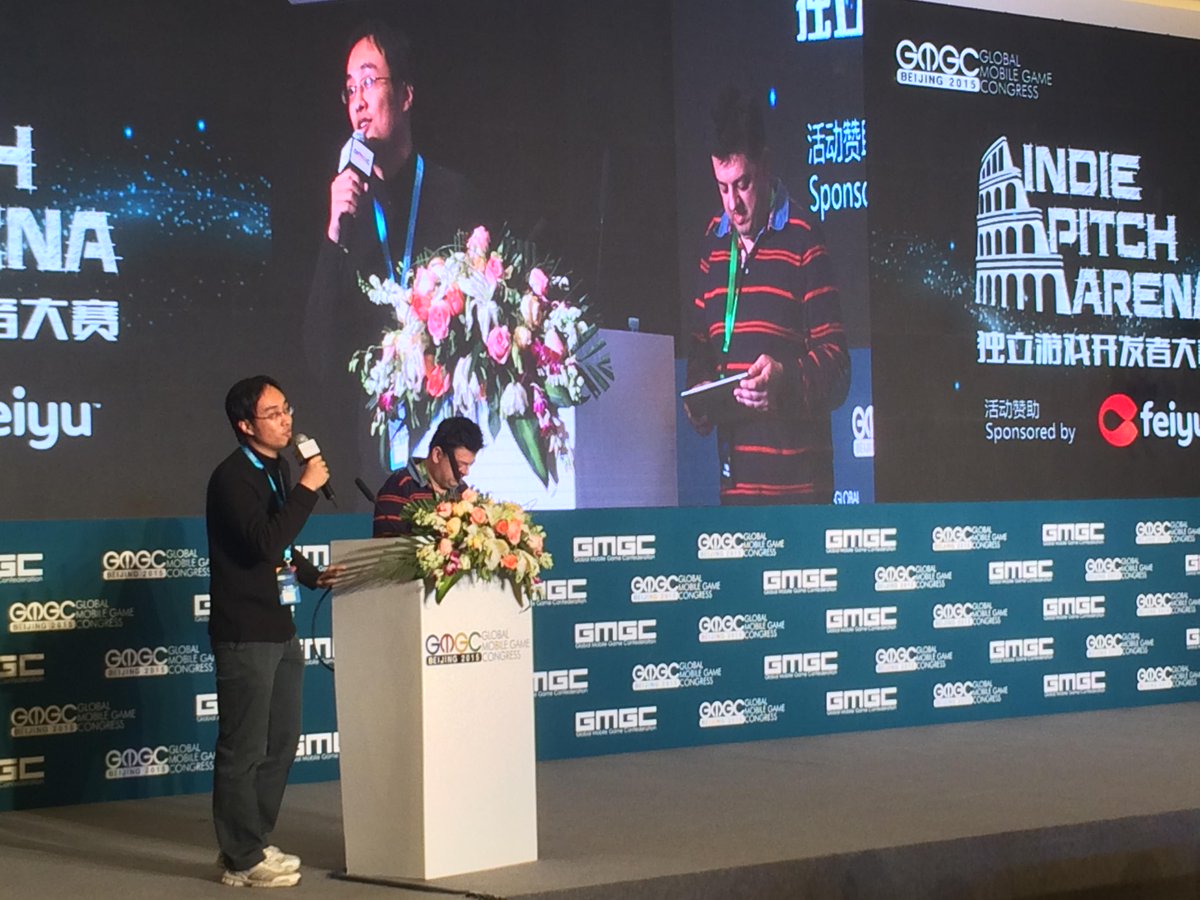 intelvisual's tweet photo. Lo que fue la presentación de Escape from the Pyramid en el #GMGC2015 http://t.co/JEypgV5P3V