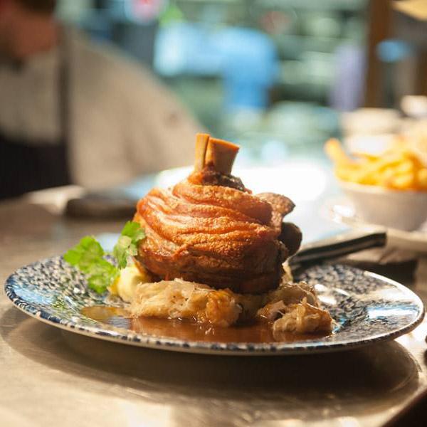 LowenbrauKeller's tweet photo. Go pork yourself! http://t.co/z9sqvt0S8m